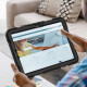 Juodas dėklas Samsung Galaxy Tab S9 11.0 / S9 FE / S10 FE / S10 Lite 10.9 planšetei "Tech-Protect Solid360"