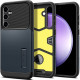 Pilkas (Metal Slate) dėklas Samsung Galaxy S23 FE telefonui "Spigen Slim Armor"