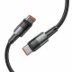 Pilkas laidas Type-C - Type-C PD100W / 5A 25cm "Tech-Protect Ultraboost"