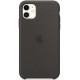 Originalus juodas "Silicone Cover" dėklas Apple iPhone 11 telefonui "MWVU2ZM/A"