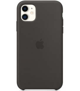 Originalus juodas "Silicone Cover" dėklas Apple iPhone 11 telefonui "MWVU2ZM/A"