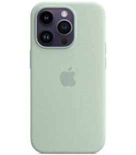 Originalus žalias (Suculent) "Silicone Magsafe Cover" dėklas Apple iPhone 14 Pro Max telefonui "MPTY3ZM/A"