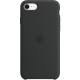 Originalus juodas "Silicone Cover" dėklas Apple iPhone 7 / 8 / SE 2020 / SE 2022 telefonui "MXYH2ZM/A"