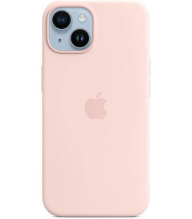 Originalus rožinis (Chalk Pink) "Silicone Magsafe Cover" dėklas Apple iPhone 14 telefonui "MPRX3ZM/A"