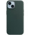 Originalus žalias (Forest Green) "Leather Magsafe Cover" dėklas Apple iPhone 14 telefonui "MPP53ZM/A"