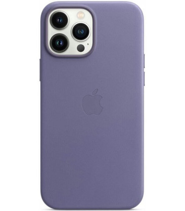 Originalus purpurinis (Wisteria) "Leather Magsafe Cover" dėklas Apple iPhone 13 Pro Max telefonui "MM1P3ZM/A"
