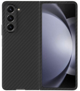 Juodas dėklas Samsung Galaxy Z Fold 5 telefonui "Tactical MagForce Aramid Cover"