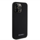 Juodas dėklas Apple iPhone 15 Pro Max telefonui "Karl Lagerfeld Liquid Silicone Plaque MagSafe Case"