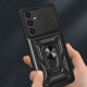Juodas dėklas Samsung Galaxy S23 FE telefonui "Tech-Protect Camshield Pro"