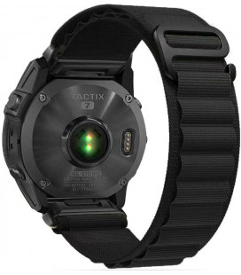 Juoda apyrankė Garmin Fenix 5X / 3HR / 5X Plus / 6X / 6X Pro / 7X / 8 / 8 Pro (51 mm) "Tech-Protect Nylon Pro"