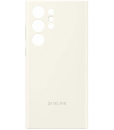 Originalus gelsvas dėklas "Silicone Cover" Samsung Galaxy S23 Ultra telefonui "EF-PS918TUE"