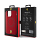 Raudonas dėklas Apple iPhone 15 Pro Max telefonui "Ferrari Silicone Scuderia MagSafe Case"