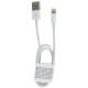 Baltas USB - Lightning 8-pin 100cm laidas "C601"