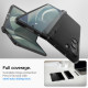 Pilkas / skaidrus dėklas Samsung Galaxy Z Fold 5 telefonui "Spigen Thin Fit Pro"