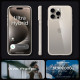 Pilkas / skaidrus (Titanium) dėklas Apple iPhone 15 Pro telefonui "Spigen Ultra Hybrid"