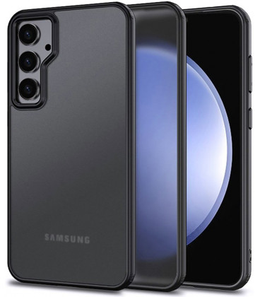 Matinis juodas dėklas Samsung Galaxy S23 FE telefonui "Tech-Protect Magmat"