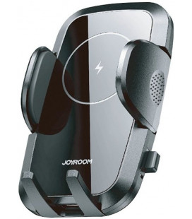 Juodas automobilinis telefono laikiklis su 15W belaidžio krovimo funkcija "Joyroom JR-ZS241"
