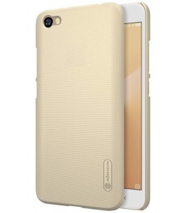 Auksinės spalvos plastikinis dėklas Xiaomi Redmi Note 5A telefonui "Nillkin Frosted Shield"