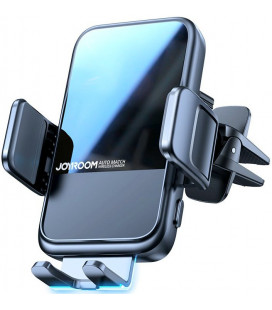 Juodas automobilinis telefono laikiklis su 15W belaidžio krovimo funkcija "Joyroom JR-ZS298"