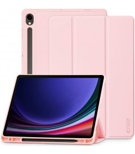 Rožinis atverčiamas dėklas Samsung Galaxy Tab S9 11.0 / S9 FE / S10 FE / S10 Lite 10.9 planšetei "Tech-Protect SC Hybrid"
