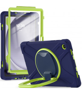 Mėlynas / žalias dėklas Samsung Galaxy Tab A9 Plus 11.0 X210 / X215 / X216 planšetei "Tech-Protect X-Armor"
