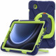 Mėlynas / žalias dėklas Samsung Galaxy Tab A9 8.7 X110 / X115 planšetei "Tech-Protect X-Armor"