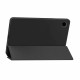 Juodas atverčiamas dėklas Samsung Galaxy Tab A9 8.7 X110 / X115 planšetei "Tech-Protect Smartcase"