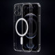 Skaidrus dėklas su kameros apsauga Apple iPhone 15 Pro telefonui "Clear Mag Cover MagSafe"