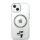 Skaidrus dėklas Apple iPhone 15 telefonui "Karl Lagerfeld IML Karl and Choupette NFT MagSafe Case"