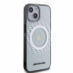 Skaidrus / juodas dėklas Apple iPhone 15 telefonui "AMG PC/TPU Rhombuses MagSafe Case"