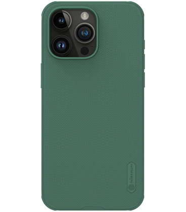 Žalias dėklas Apple iPhone 15 Pro Max telefonui "Nillkin Super Frosted Pro"