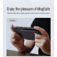 Juodas dėklas Apple iPhone 15 telefonui "Nillkin Super Frosted Pro Magnetic"