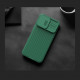 Žalias dėklas Apple iPhone 15 Pro telefonui "Nillkin CamShield Pro Magnetic Hard Case"