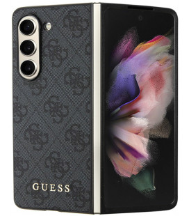 Pilkas dėklas Samsung Galaxy Z Fold 5 telefonui "Guess 4G Charms Case"