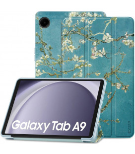 Atverčiamas dėklas (Sakura) Samsung Galaxy Tab A9 8.7 X110 / X115 planšetei "Tech-Protect Smartcase"