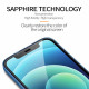 Apsauginis grūdintas stiklas Apple iPhone 15 Pro telefonui "X-ONE Sapphire Glass Extra Hard"