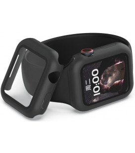 Juodas dėklas Apple Watch 7 / 8 / 9 (45mm) laikrodžiui "X-ONE Dropguard Case"