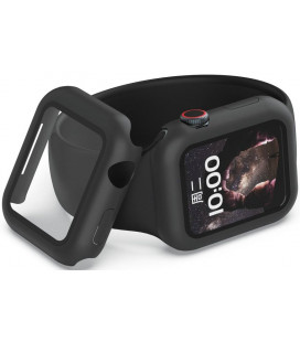 Juodas dėklas Apple Watch 7 / 8 / 9 (41mm) laikrodžiui "X-ONE Dropguard Case"