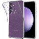 Skaidrus dėklas su blizgučiais Samsung Galaxy S23 FE telefonui "Spigen Liquid Crystal Glitter"