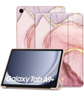 Atverčiamas dėklas Samsung Galaxy Tab A9 Plus 11.0 X210 / X215 / X216 planšetei "Tech-Protect Smartcase Marble"