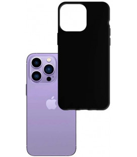 Matinis juodas dėklas Apple iPhone 15 Pro telefonui "3mk Matt Case"