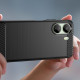 Juodas dėklas Xiaomi Redmi 13C / Poco C65 telefonui "Tech-Protect TPUCarbon"