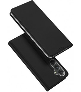 Juodas atverčiamas dėklas Samsung Galaxy S23 FE telefonui "Dux Ducis Skin Pro"