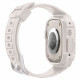Smėlio spalvos (Dune Beige) dėklas Apple Watch Ultra 1 / 2 (49 mm) laikrodžiui "Spigen Rugged Armor Pro"