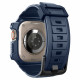 Mėlynas (Navy Blue) dėklas Apple Watch Ultra 1 / 2 / 3 / 4 (49 mm) laikrodžiui "Spigen Rugged Armor Pro"