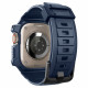 Mėlynas (Navy Blue) dėklas Apple Watch Ultra 1 / 2 (49 mm) laikrodžiui "Spigen Rugged Armor Pro"