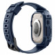 Mėlynas (Navy Blue) dėklas Apple Watch Ultra 1 / 2 / 3 / 4 (49 mm) laikrodžiui "Spigen Rugged Armor Pro"