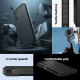 Juodas dėklas Samsung Galaxy A15 4G / 5G telefonui "Spigen Tough Armor"