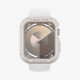 Smėlio spalvos (Dune Beige) dėklas Apple Watch 4 / 5 / 6 / 7 / 8 / 9 / SE (44 / 45 MM) laikrodžiui "Spigen Rugged Armor"