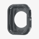 Pilkas (Dark Grey) dėklas Apple Watch 4 / 5 / 6 / 7 / 8 / 9 / SE (44 / 45 MM) laikrodžiui "Spigen Rugged Armor"